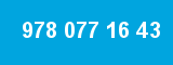978 077 16 43 978 077 16 43